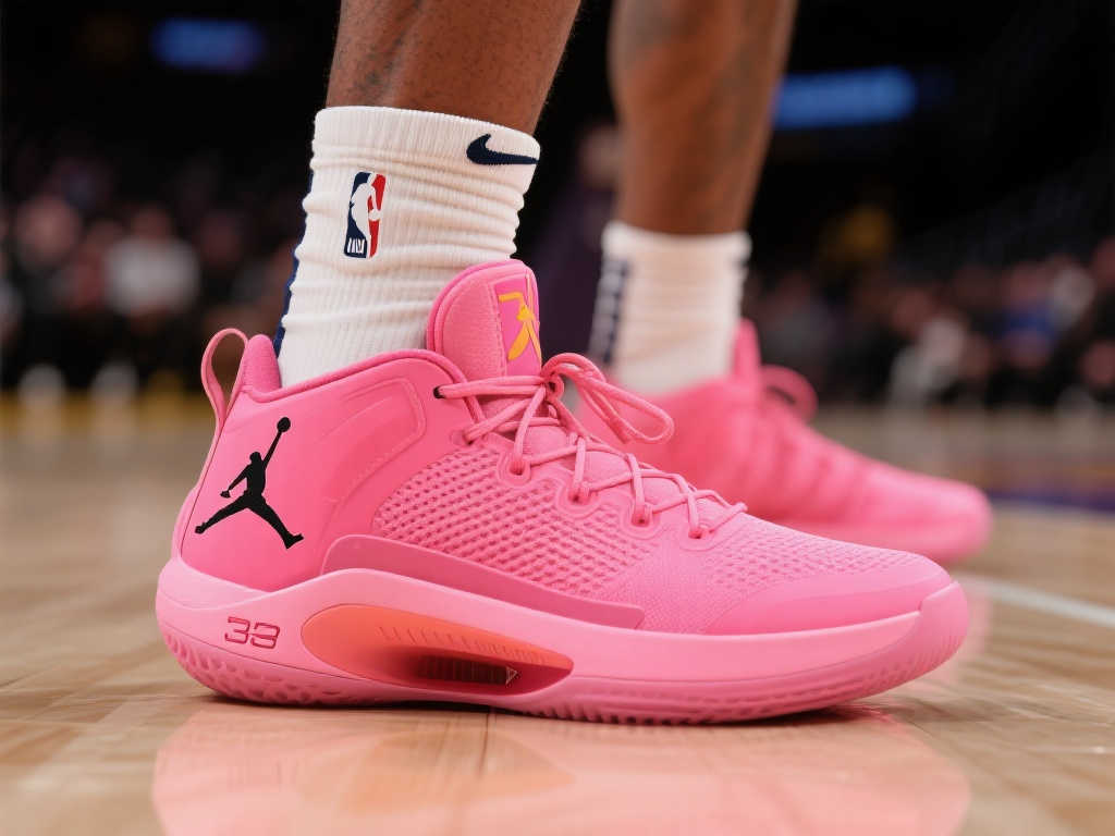 [流言板]奥比-托平粉色AJ39亮相，砍下7分2篮板